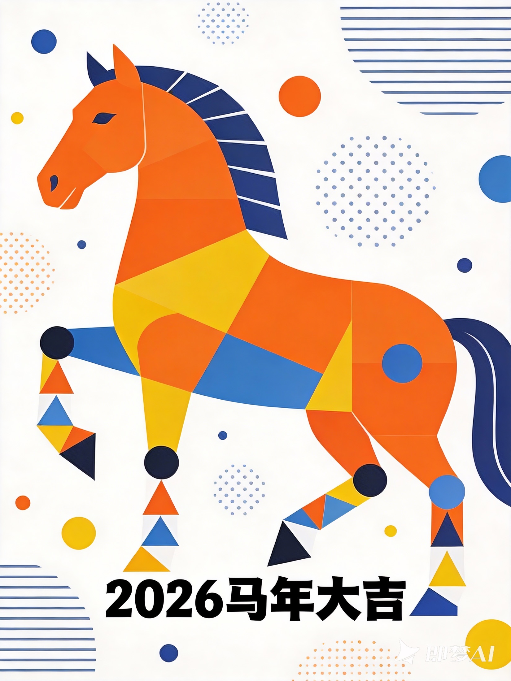 马年新春系列海报 系列图 2
